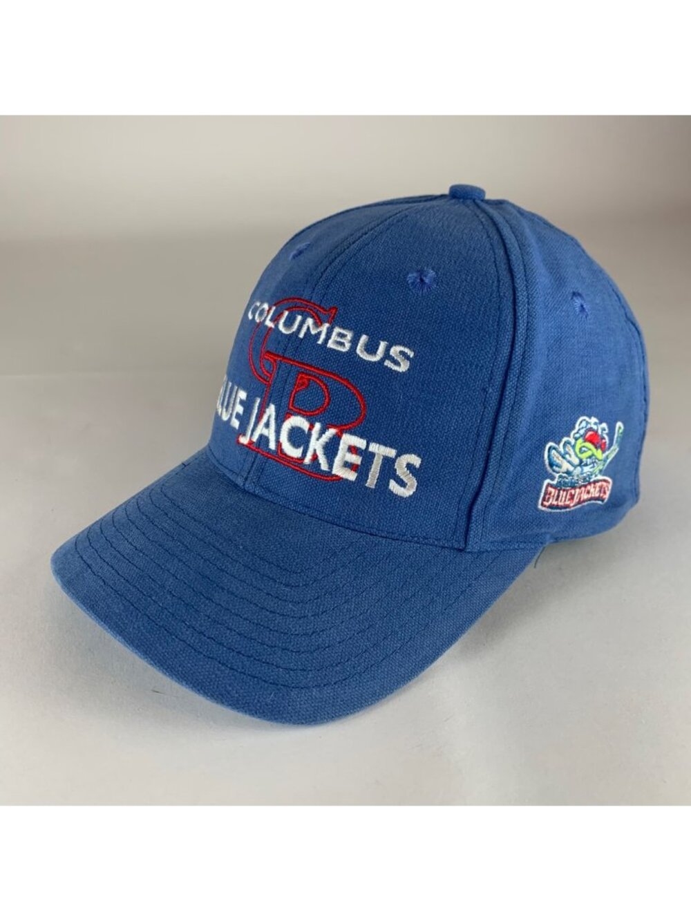 Columbus Blue Jacket NHL Vintage Blue Logo 7 Snapback Hat